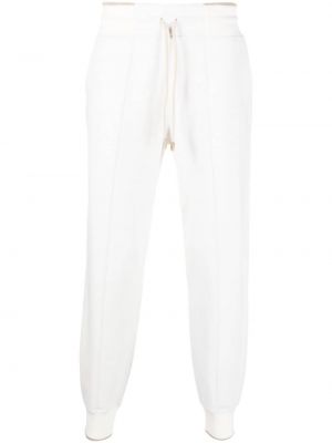 Spodnie sportowe bawełniane D4.0 białe