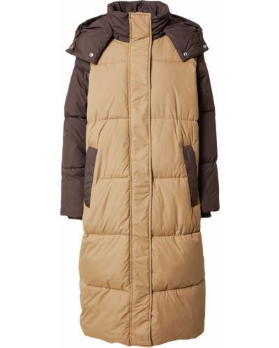 Žieminis paltas Minimum ruda