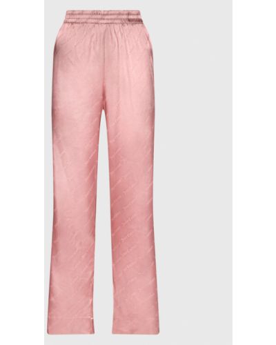 Juicy Couture Pizsama nadrág Paula Monogram JCLB222019 Rózsaszín Regular Fit