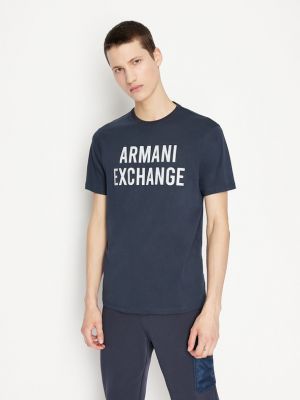 T-shirt Armani Exchange blau
