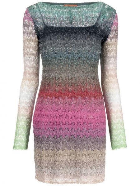 Gradient strikket dress Missoni grønn