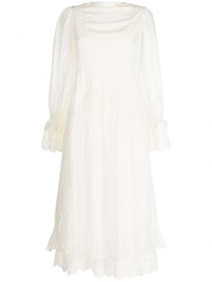 Sukienka długa Renli Su - Biały