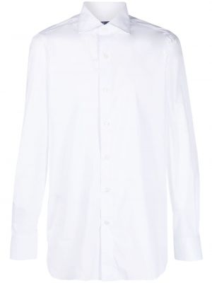 Camicia di cotone Finamore 1925 Napoli bianco