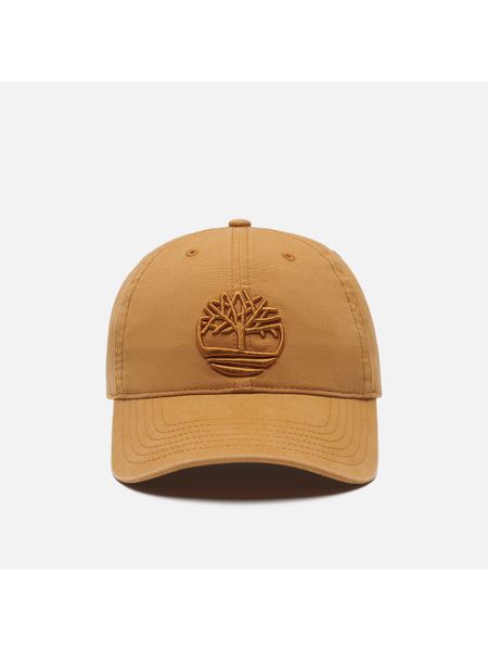 Хлопковая кепка Timberland коричневая