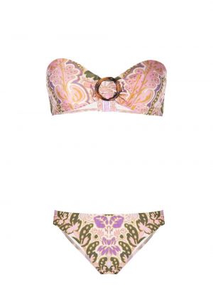 Bambus bikini Zimmermann rosa