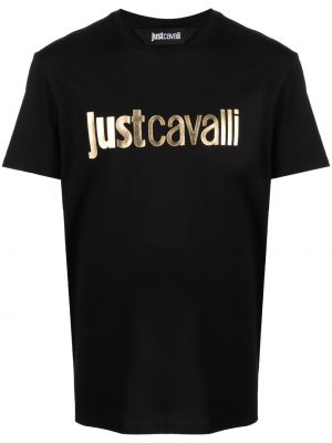 T-shirt Just Cavalli svart