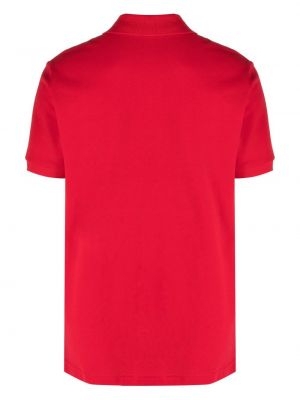 Kokvilnas polo krekls Diesel sarkans