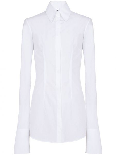 Bílá bavlněná košile Balmain
