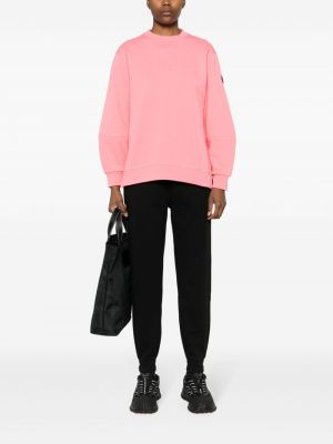 Sweatshirt aus baumwoll Moncler pink