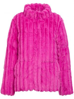 Palton de blană Unreal Fur roz
