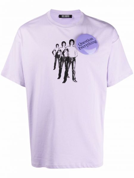 T-shirt Raf Simons violet