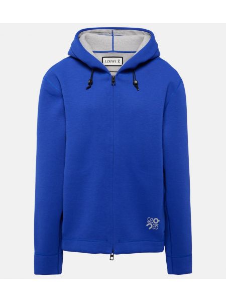 Hoodie Loewe bleu