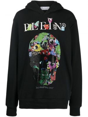 Hoodie Philipp Plein svart