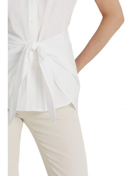 Хлопковая рубашка Lauren Ralph Lauren белая