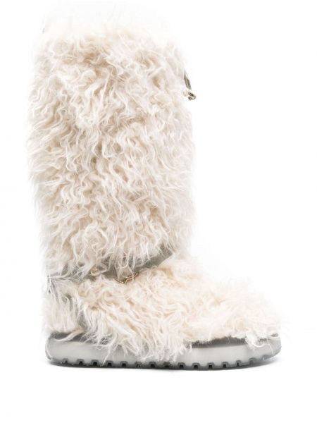 Зимни обувки за сняг Moncler бежово