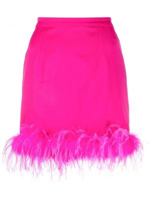 Mini suknja sa perjem Styland ružičasta