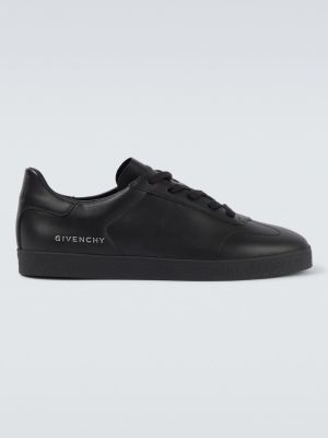 Кожаные кроссовки Givenchy черные