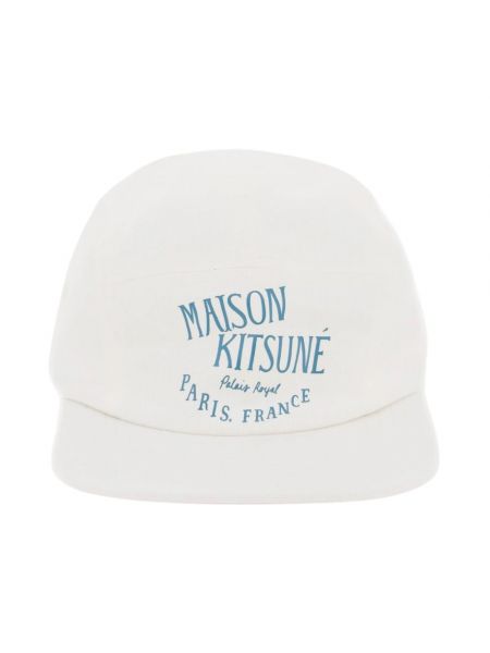 Biała czapka z daszkiem Maison Kitsune
