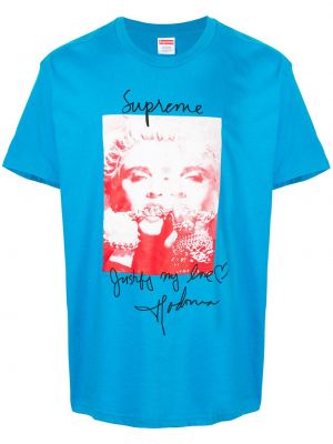 Camiseta Supreme azul