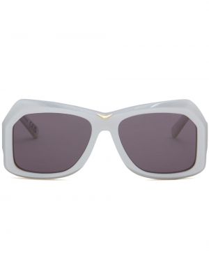 Oversized sluneční brýle Marni bílé