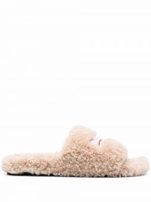 Hímzett flip-flop Balenciaga bézs