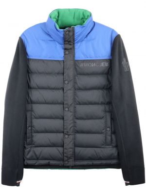 Pernata jakna s patentnim zatvaračem Moncler plava