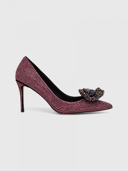 Pantofi din piele Kurt Geiger London roz