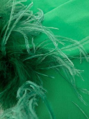 Rukavice z peří Styland zelené