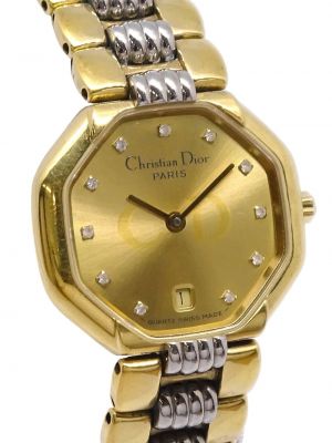 Rokas pulksteņi Christian Dior zelts