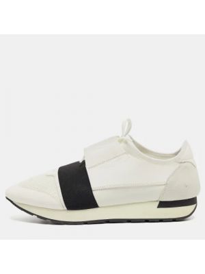 Sneakersy skórzane Balenciaga Vintage białe