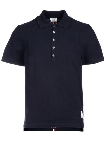 Stribet poloshirt Thom Browne blå