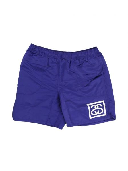 Trykt shorts Stüssy lilla