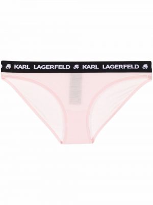 Tangas de encaje Karl Lagerfeld rosa