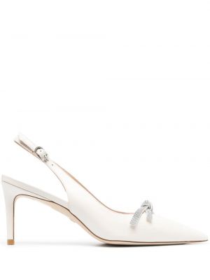 Slingback rosett pumpar med remmar Stuart Weitzman