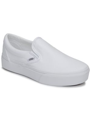 Pantofi cu platformă slip-on Vans alb