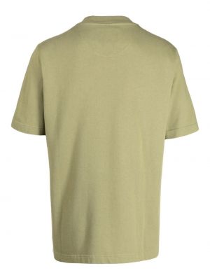 Koszulka bawełniana Barbour zielona