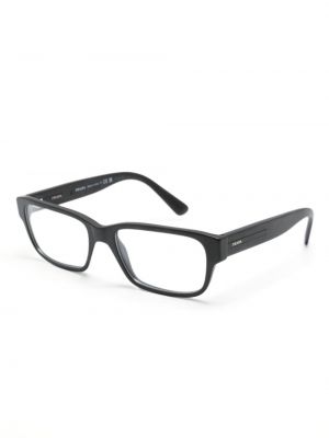 Okulary z nadrukiem Prada Eyewear czarne