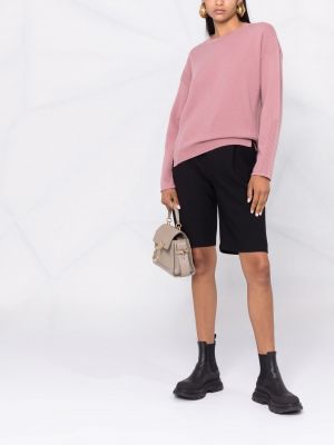 Vlněný svetr Alberta Ferretti růžový