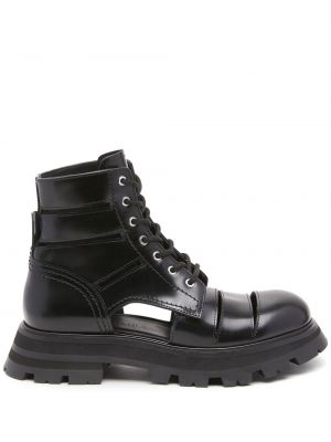 Členkové topánky Alexander Mcqueen čierna