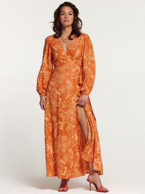 Длинное платье Shiwi оранжевое