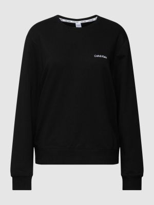 Koszulka w jednolitym kolorze Calvin Klein Underwear czarna