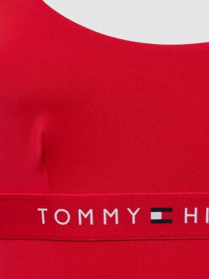 Stroj kąpielowy jednoczęściowy Tommy Hilfiger czerwony
