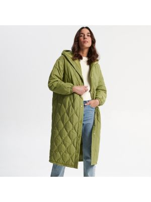 Poliészter steppelt kabát Sinsay - zöld