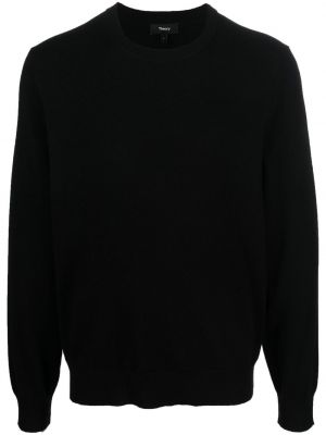 Pull en tricot col rond Theory noir