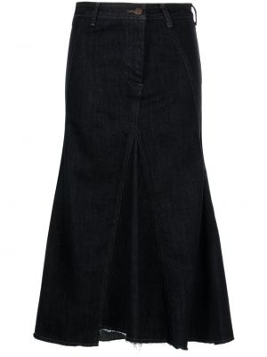 Džínsová sukňa Low Classic modrá