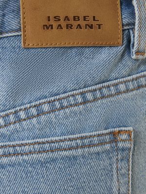 Pantalones cortos vaqueros de algodón Isabel Marant azul