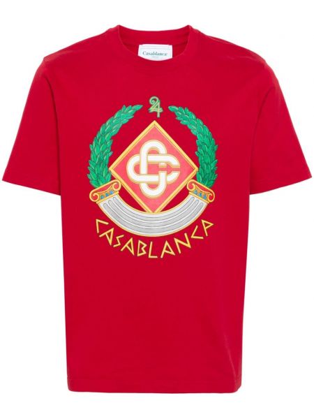 T-shirt Casablanca rød