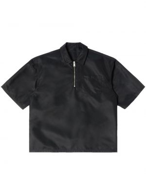 Polo krekls ar rāvējslēdzēju Heron Preston melns