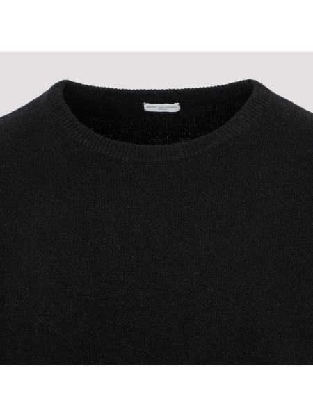 Jersey de lana de tela jersey Dries Van Noten negro