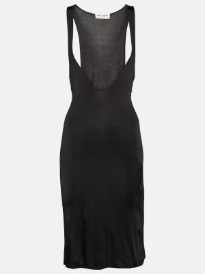 Αμάνικο φόρεμα Saint Laurent μαύρο